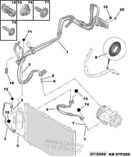 freon tube - fixing PEUGEOT 206 3 door saloon 2.0 i 16v 180