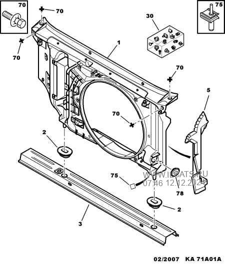 Front Frame Peugeot 206 5 Door Saloon 1 0 I