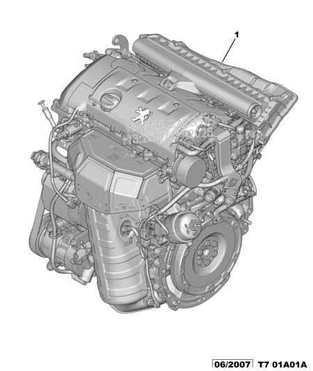 Рисунок двигателя пежо 308