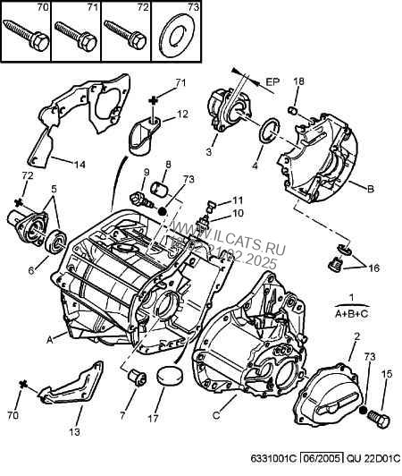 Engine Clutch Housing Manual Gearbox Peugeot Expert Type 900 Van Short 1 9 Td