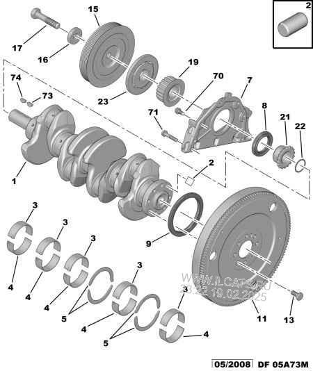 Crankshaft Pulley Peugeot 407 5 Door Estate 2 0 Hdi 138