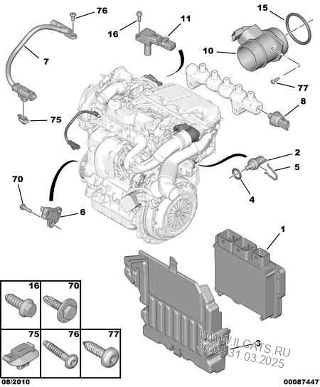 Inj Calculator Sensor Peugeot 207 5 Door Estate 1 6 Hdi