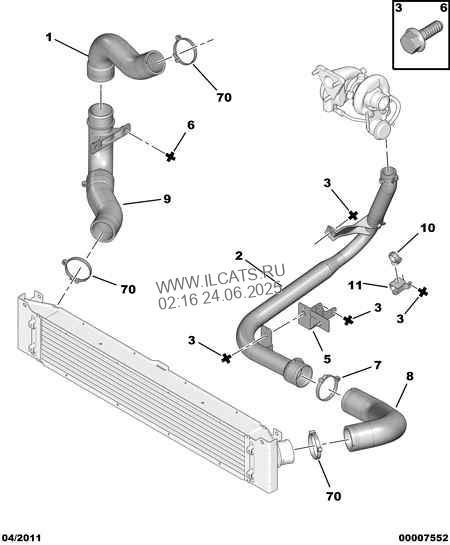 Suralimentation Raccord D Air Peugeot Boxer Iii Fourgon Long H2 Type 16 2 2 Hdi 100