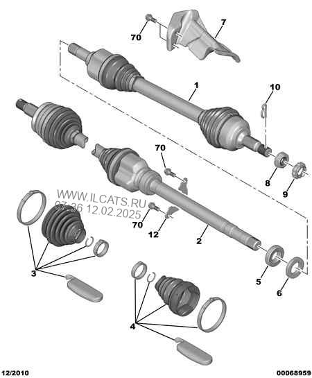 Driveshaft Peugeot 807 Family Saloon 2 0 Hdi 110 Particle Emission Filter