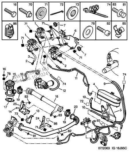 Detail Valve R G E Peugeot 406 Restyling 5 Door Estate 2 2 Hdi 136