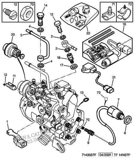 Injection Pump Detail Electro Valve Peugeot Partner Estate Van 1 9 D 71 Dw8b