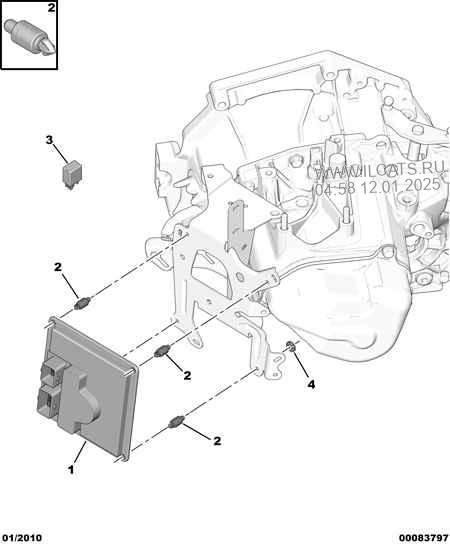 Elektronnyj Blok Peugeot 207 5 Dvernyj Sedan 1 6 Hdi 92 Dv6ated4