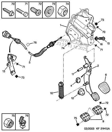 Pedale embrayage peugeot 206 Pedale embrayage peugeot 206