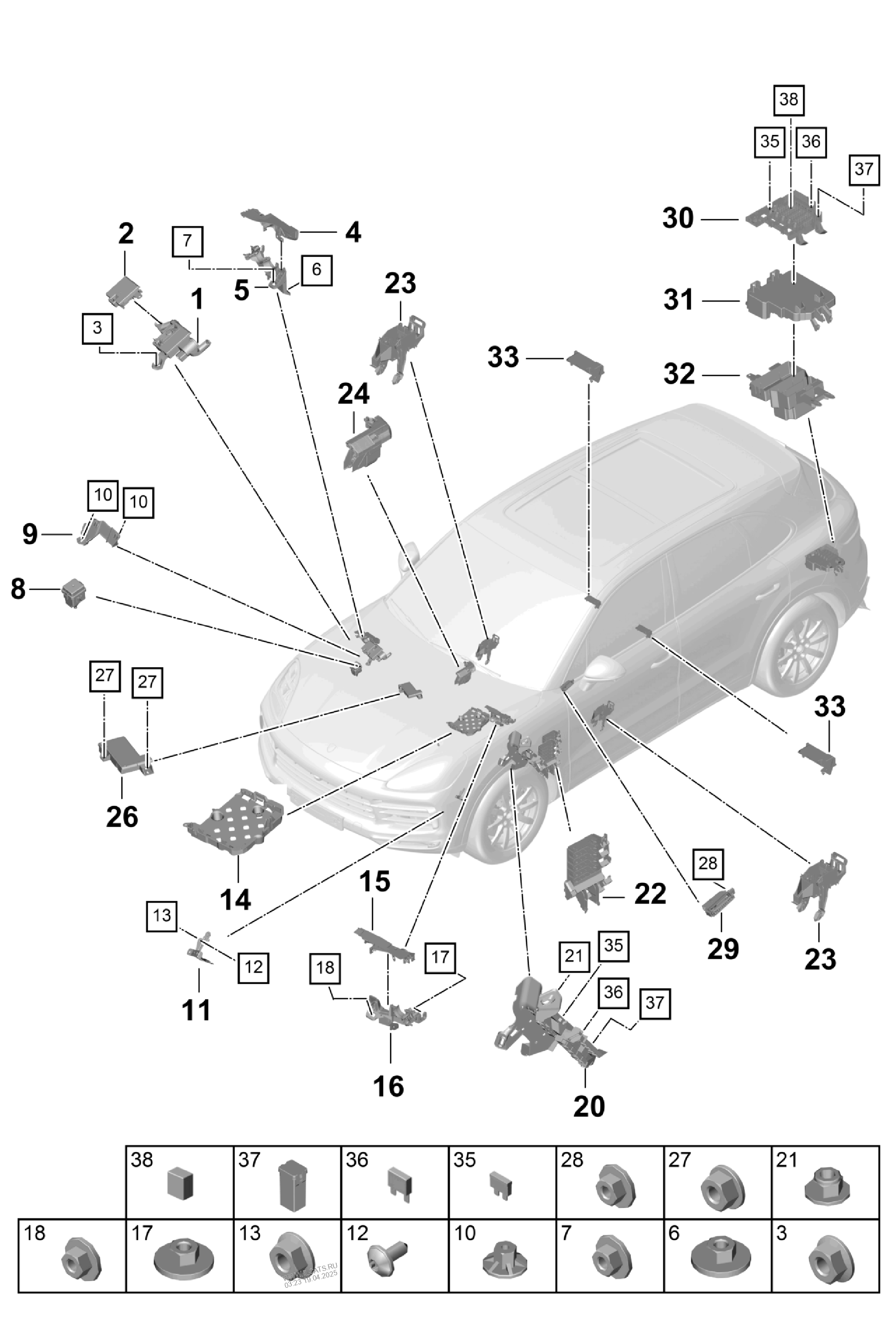 Fuse Box Porsche Cayenne - Wiring Diagram