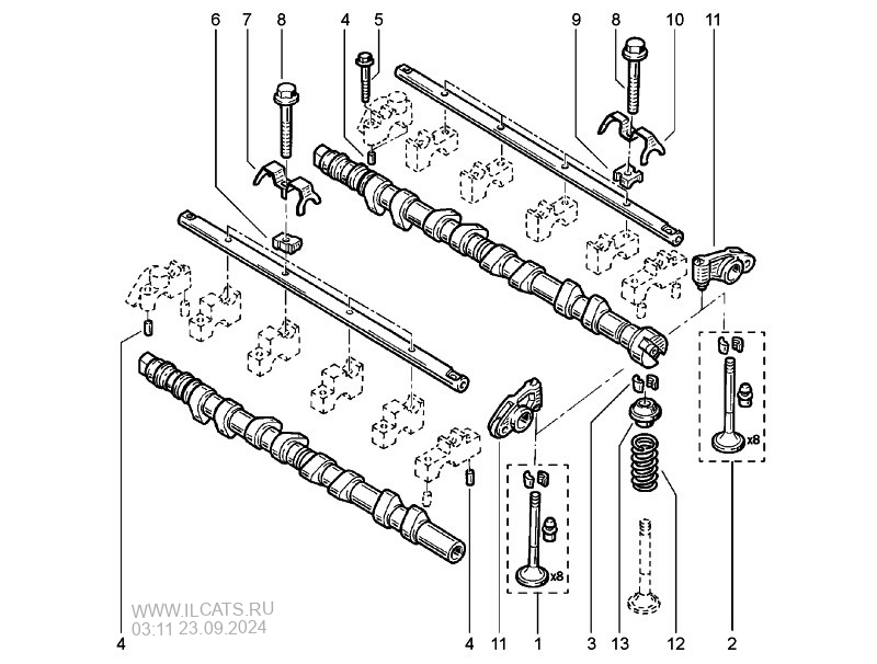 Рено логан коромысло клапанов