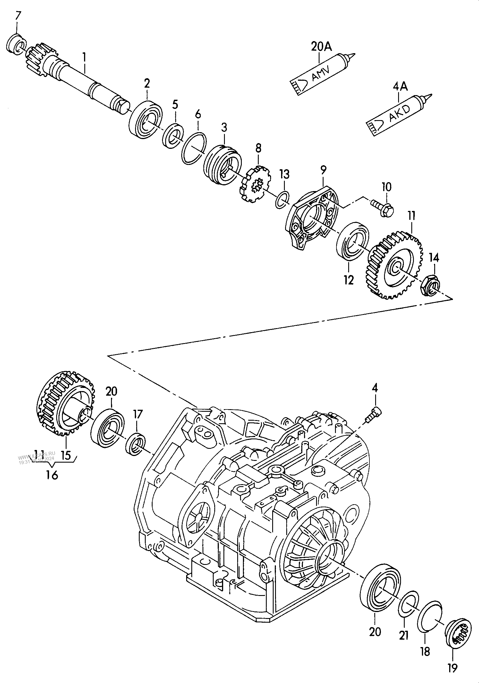 output-shaft-drive-wheel-for-4-speed-automatic-gearbox-seat-alhambra