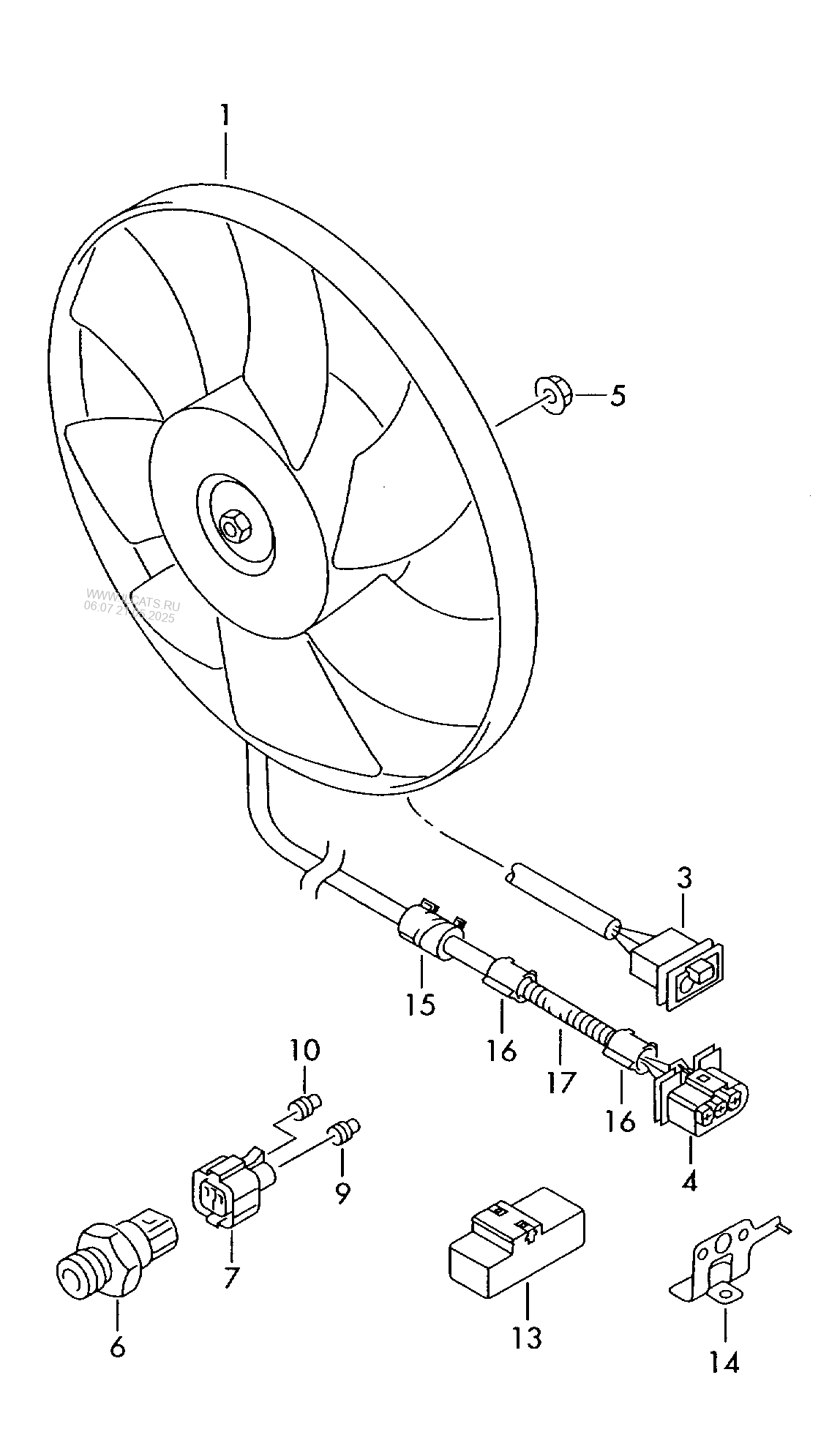 Radiator Fan Overview Seat Toledo