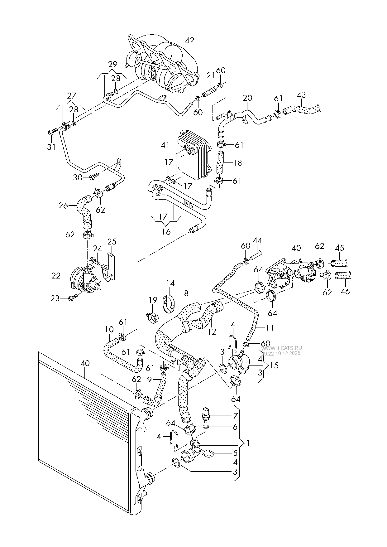 coolant cooling system SEAT