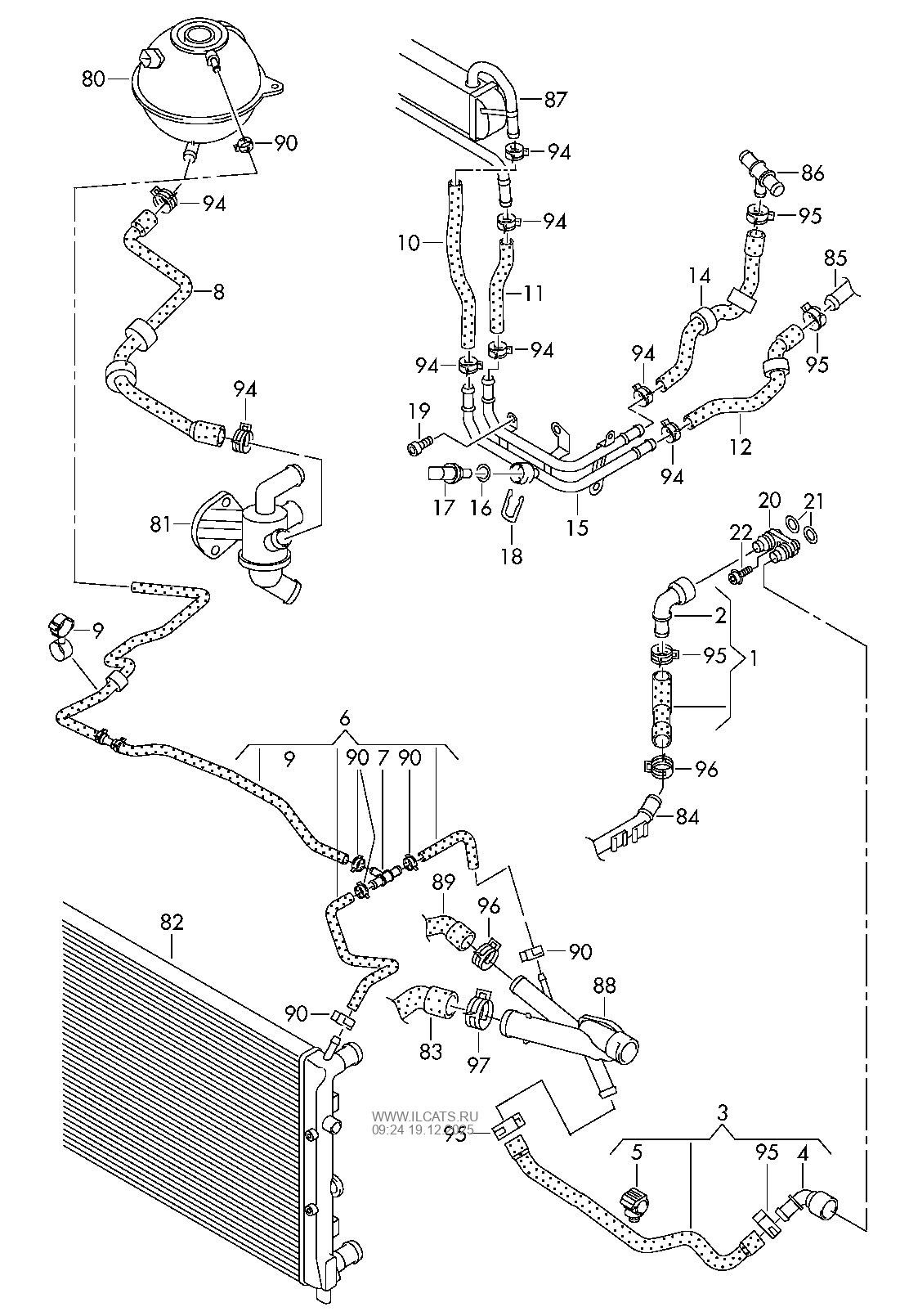 coolant cooling system SEAT