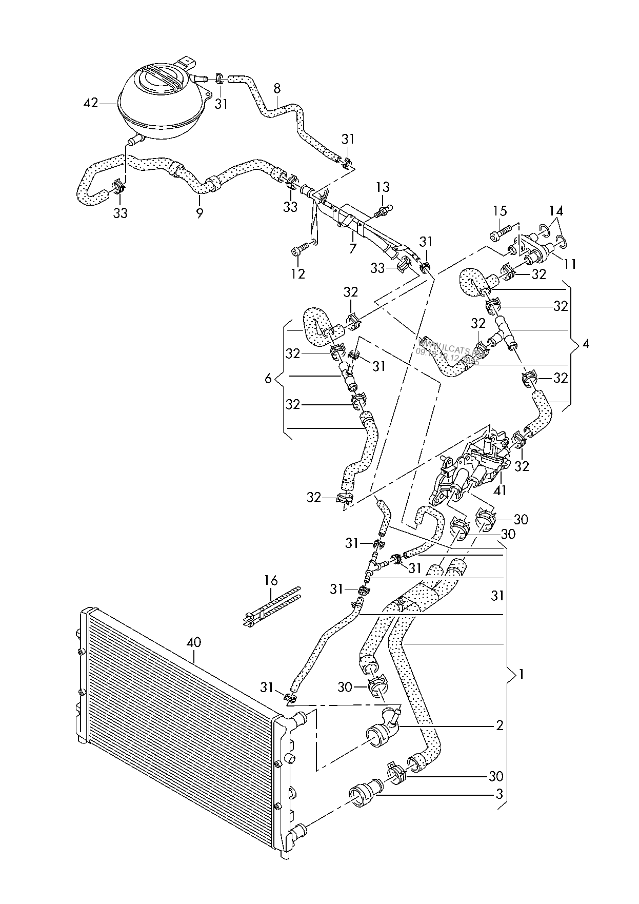 coolant cooling system SEAT