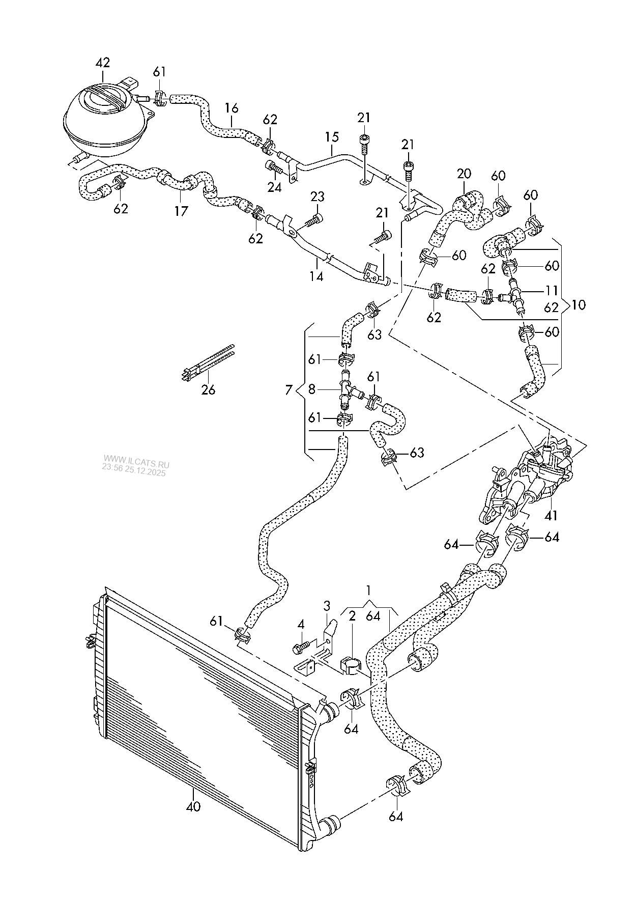 coolant cooling system SEAT