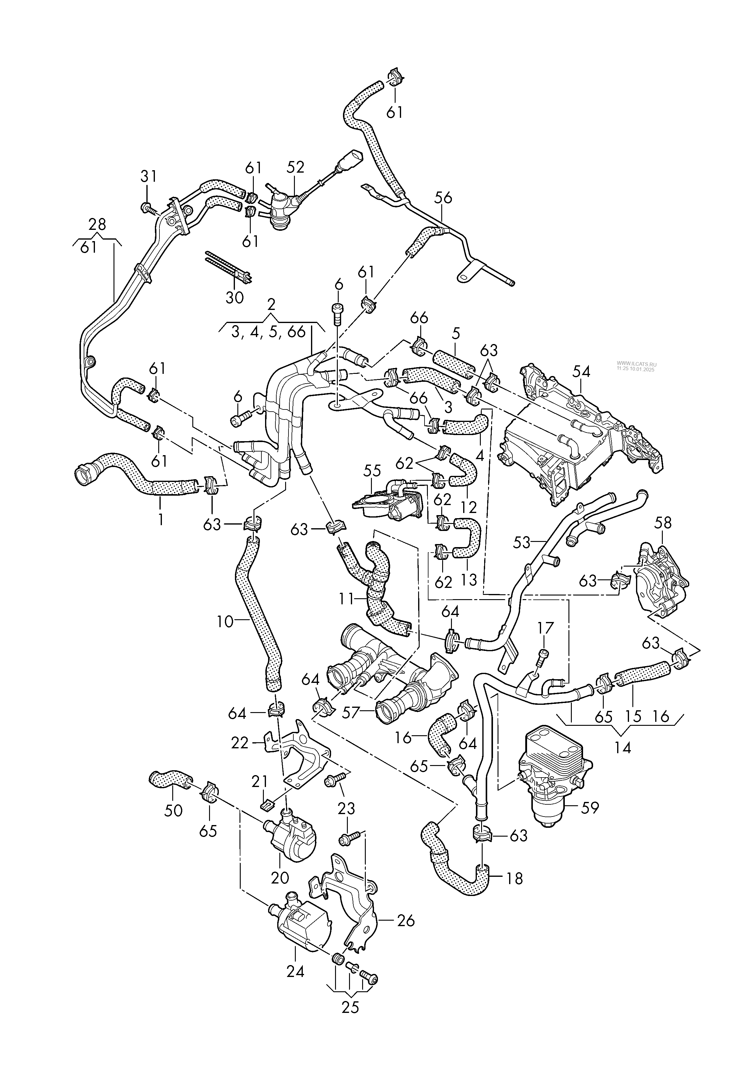 coolant cooling system SEAT
