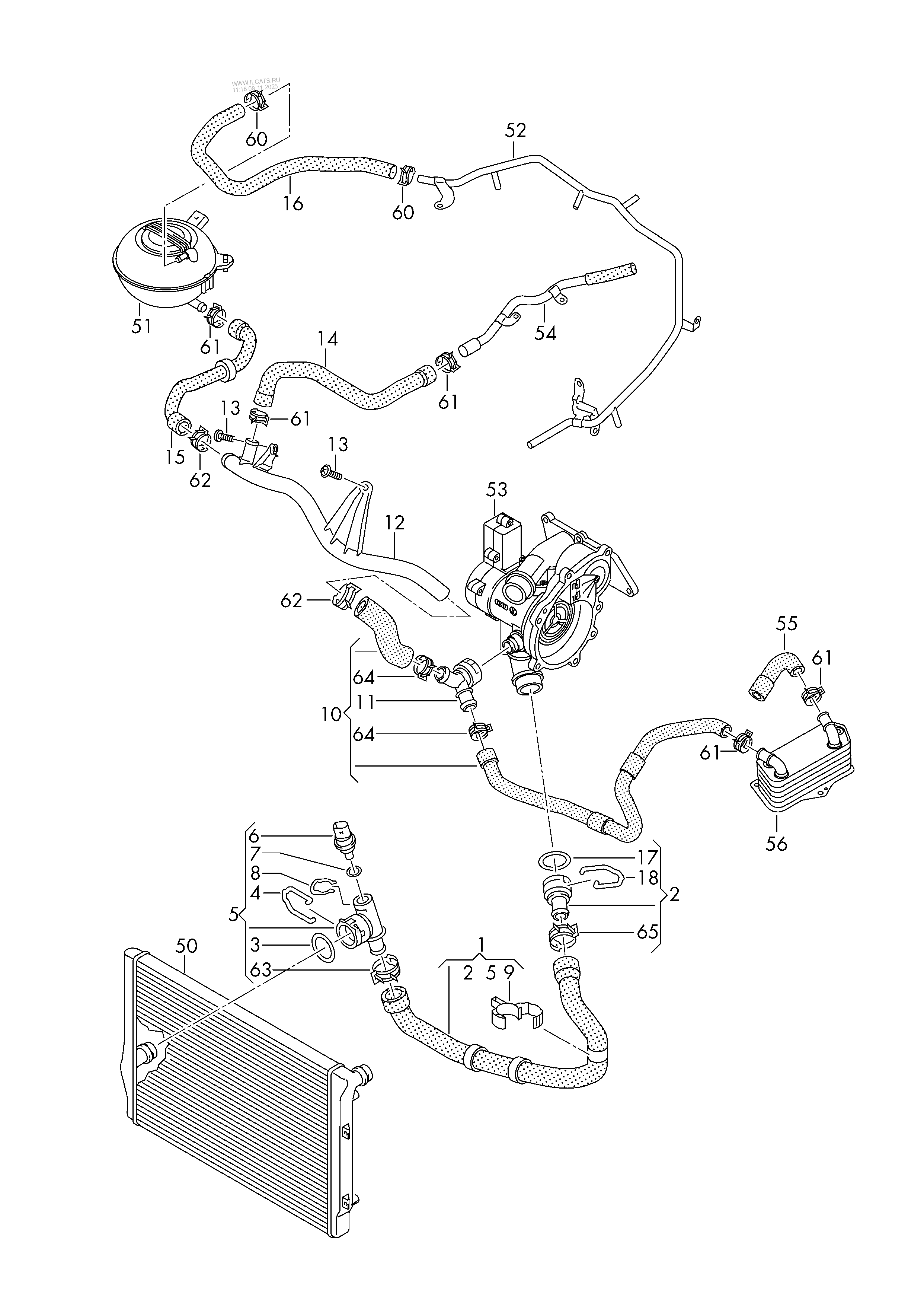 coolant cooling system SEAT LEON
