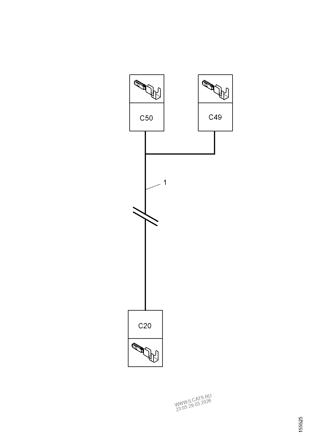 Вентиляция картера двигателя, открытая SKANIA P, G, R, T-LASTBIL