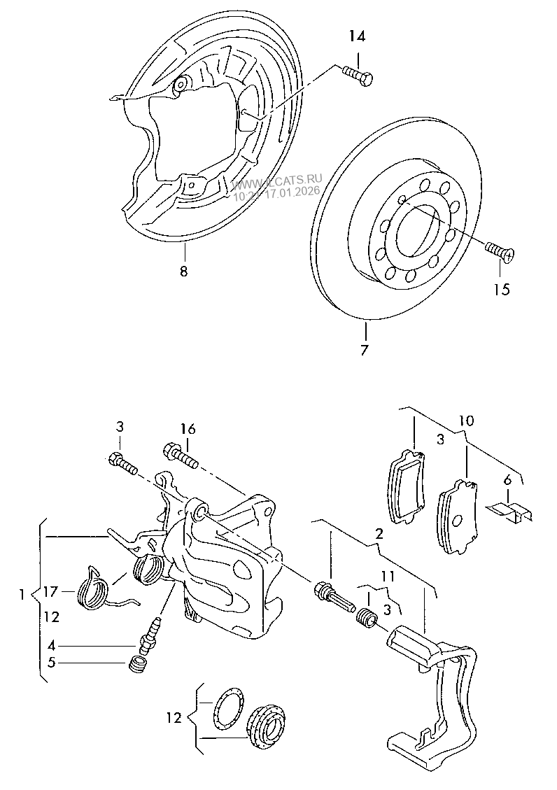 floating caliper brake. brake caliper housing. calliper carrier. brake