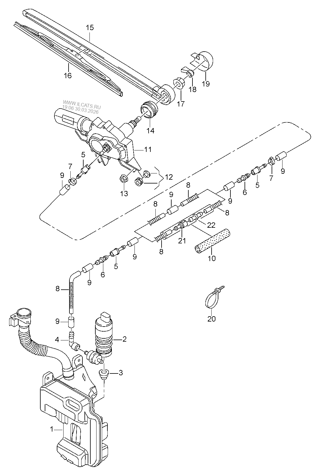 Жидкостное охлаждение SKODA SUPERB