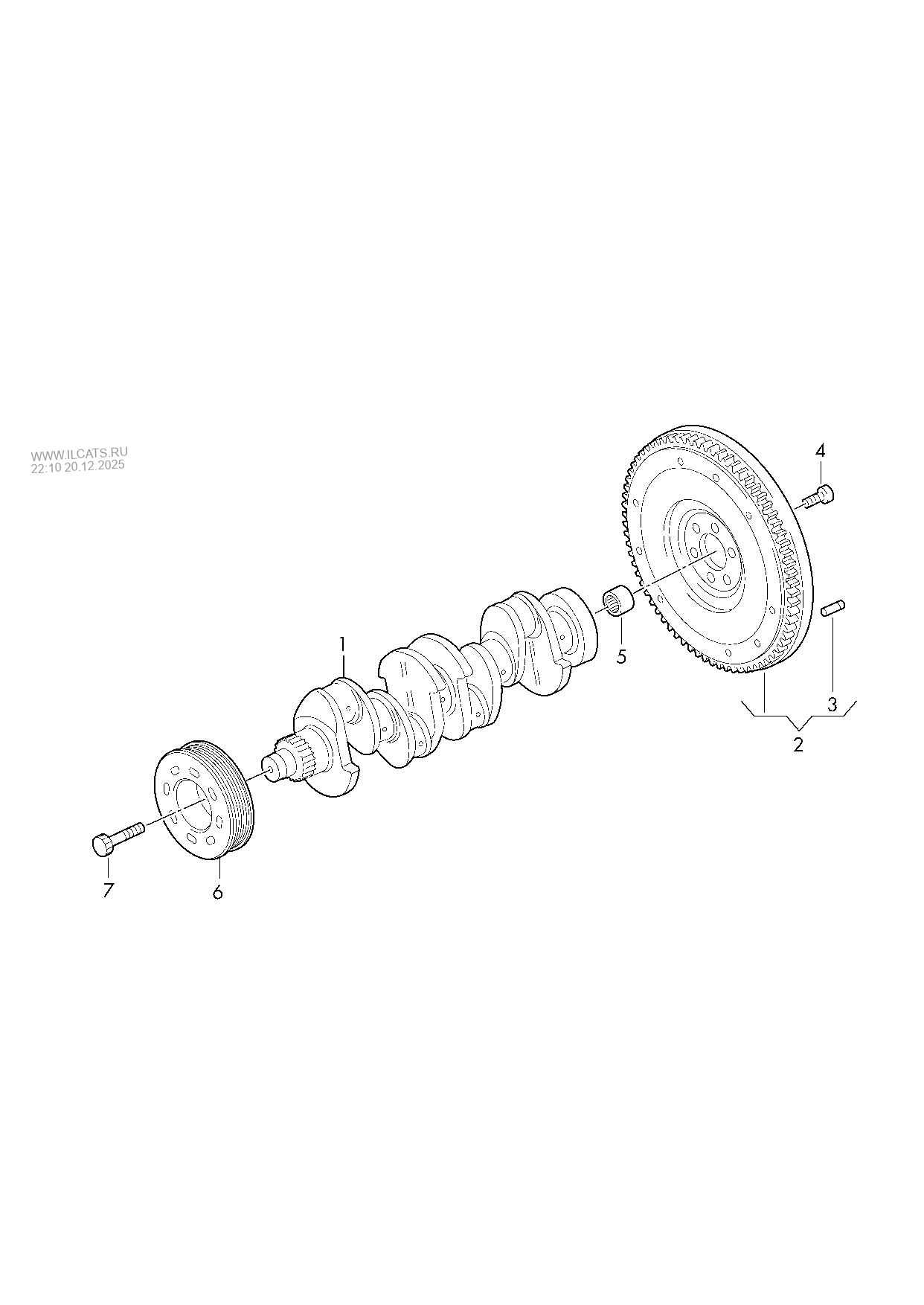flywheel. vibration damper SKODA FABIA