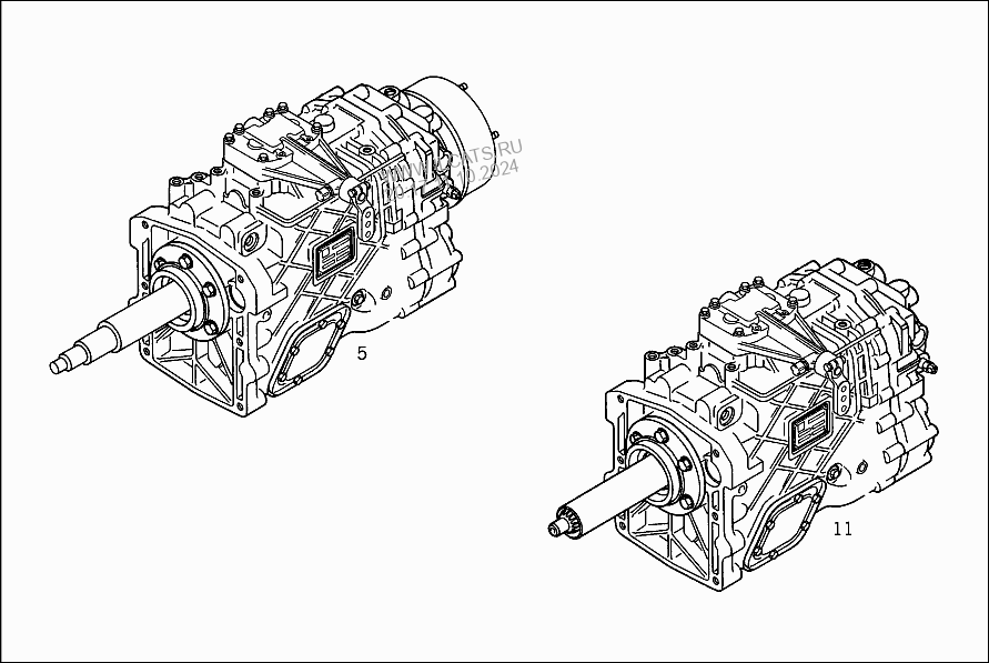 Кпп zf s5 42 схема