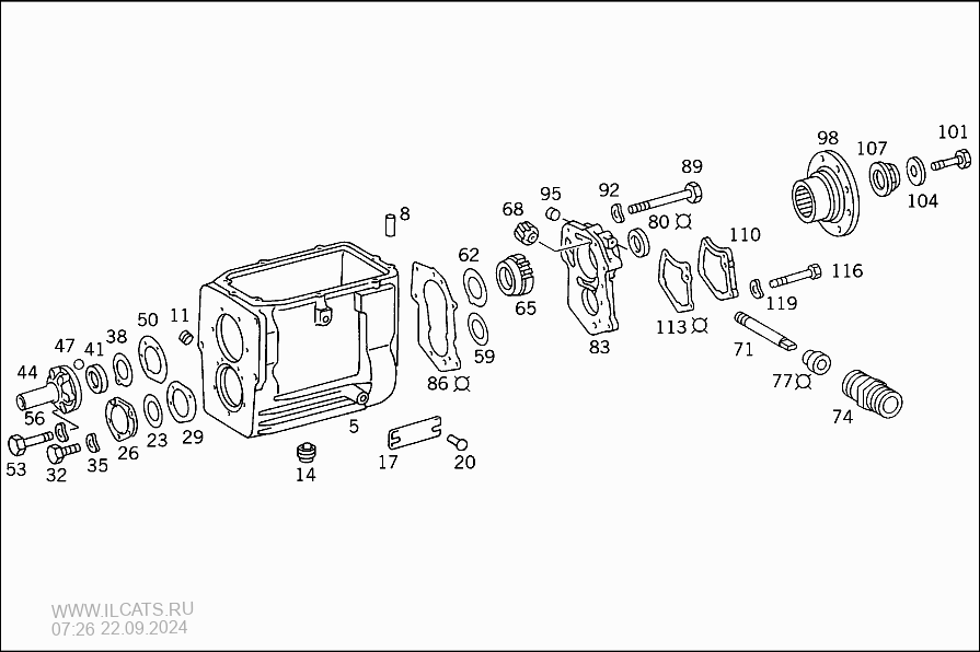 Transmission case