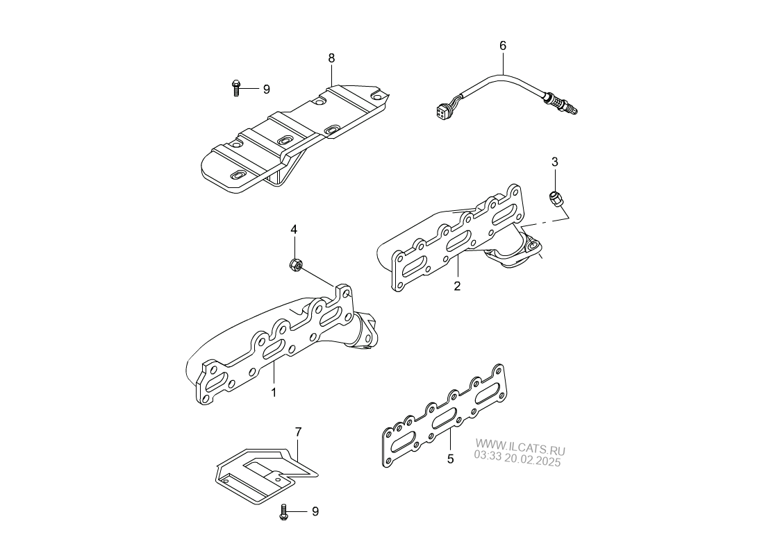 Vypusknoj Kollektor E32 Ssangyong New Rodus