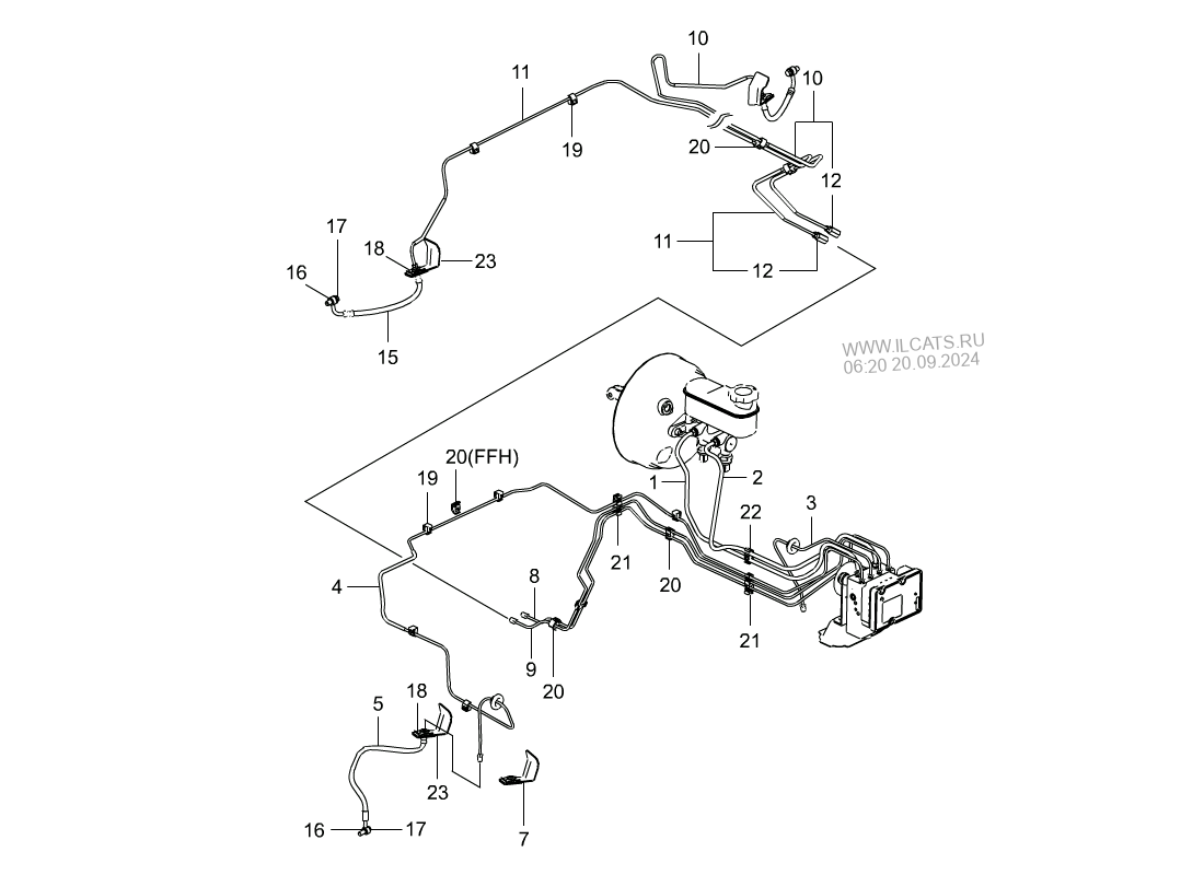 Тормозная система саньенг кайрон схема