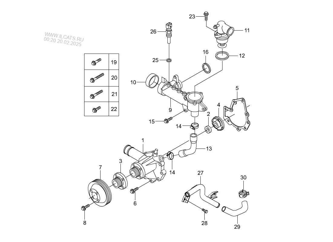 Sistema Ohlazhdeniya E23 Ssangyong Actyon Sports