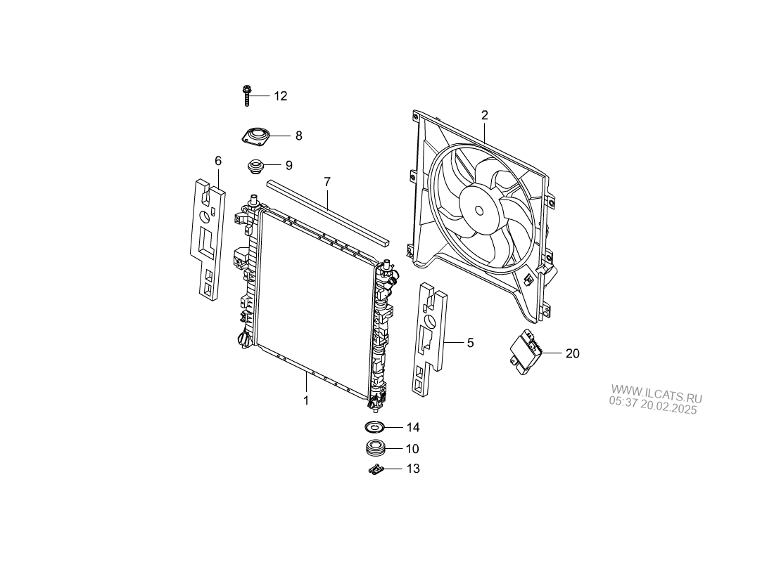 Radiator I Ventilyator Ohlazhdeniya Ssangyong Actyon Sports 2