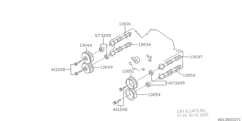 Camshaft Timing Belt Subaru Impreza N S