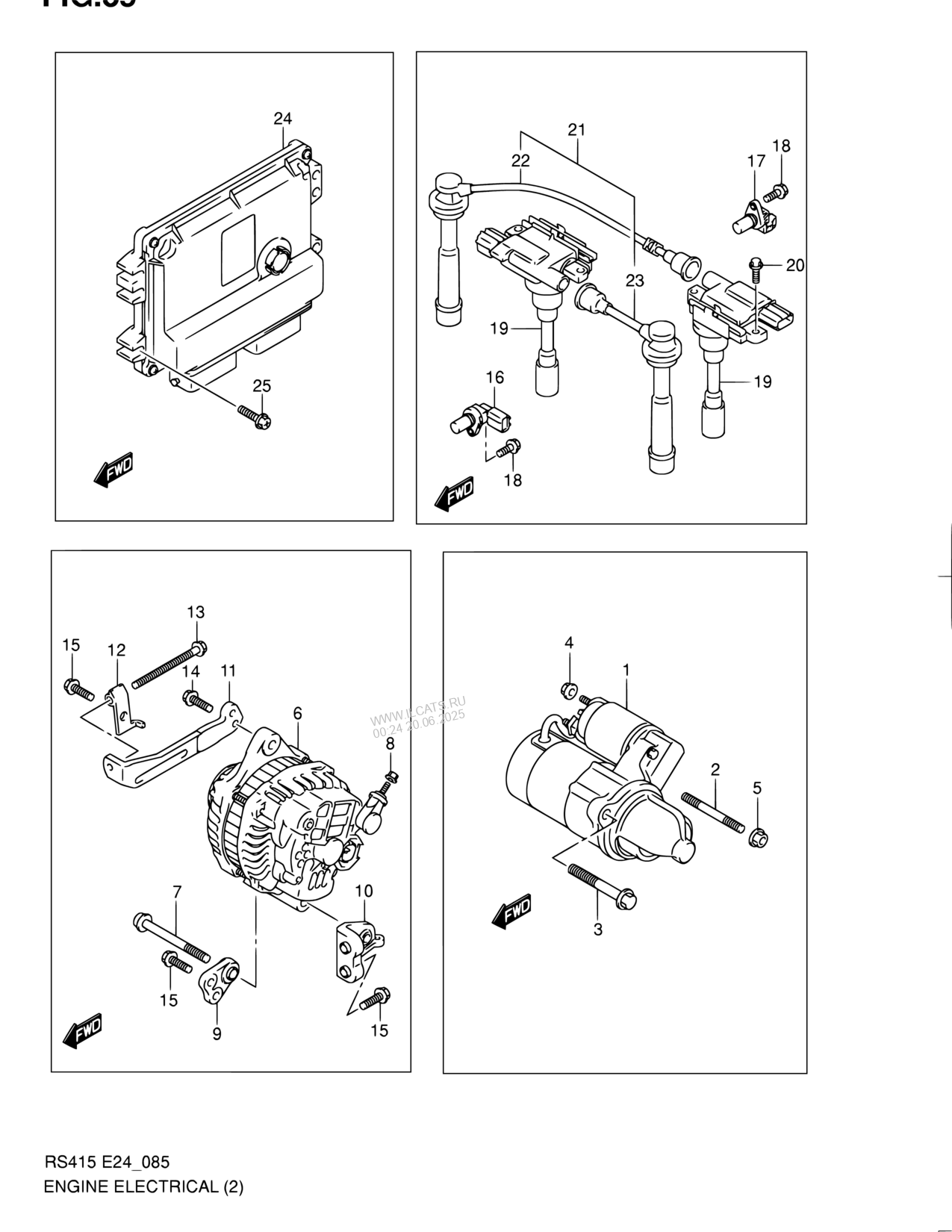 Engine Electrical Rs416 Suzuki Swift Rs416 2