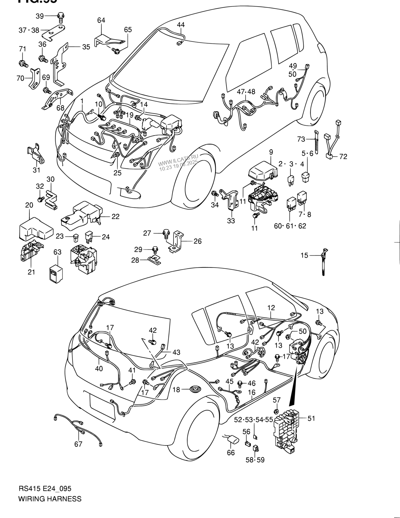 Wiring Harness Suzuki Swift Rs416 2