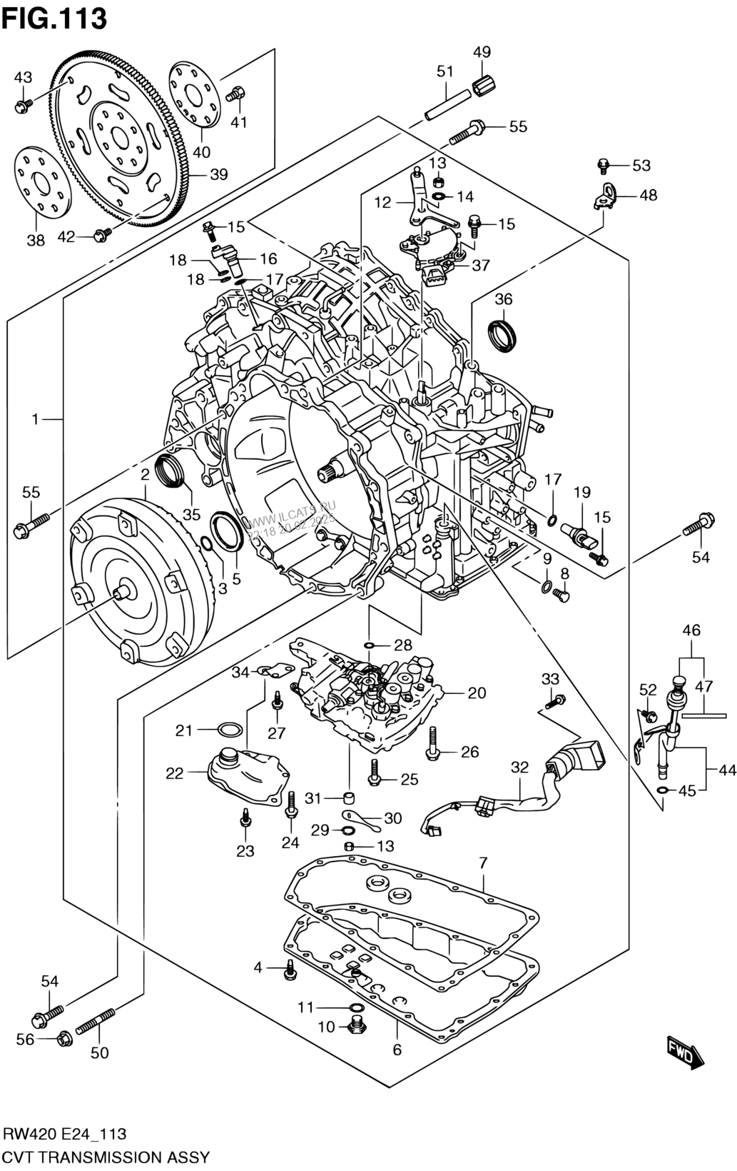 Cvt Transmission Assy Cvt Suzuki Sx4 Rw416 5