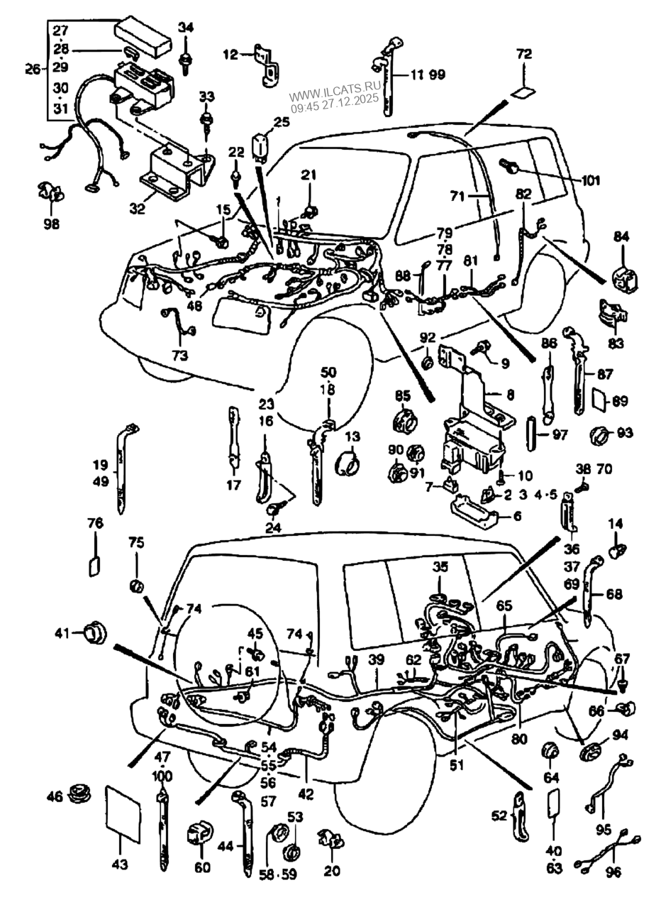 Suzuki Sidekick Wiring Harnes - Complete Wiring Schemas