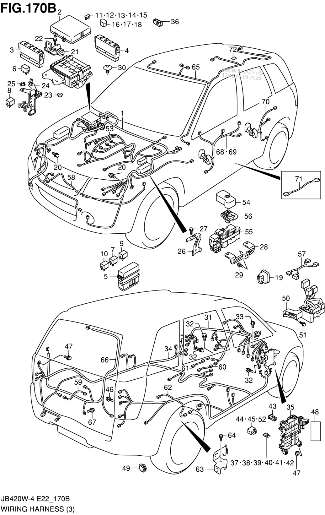 Suzuki Grand Vitara Wiring Harnes