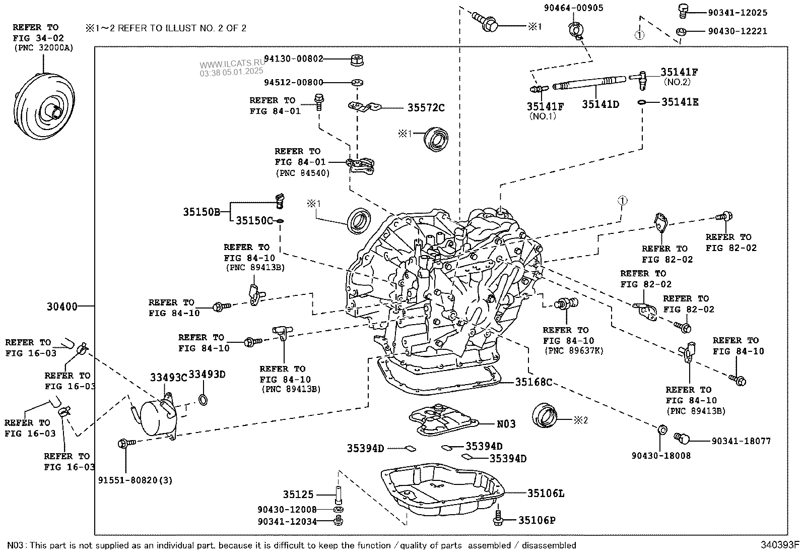 9011906173 toyota размеры