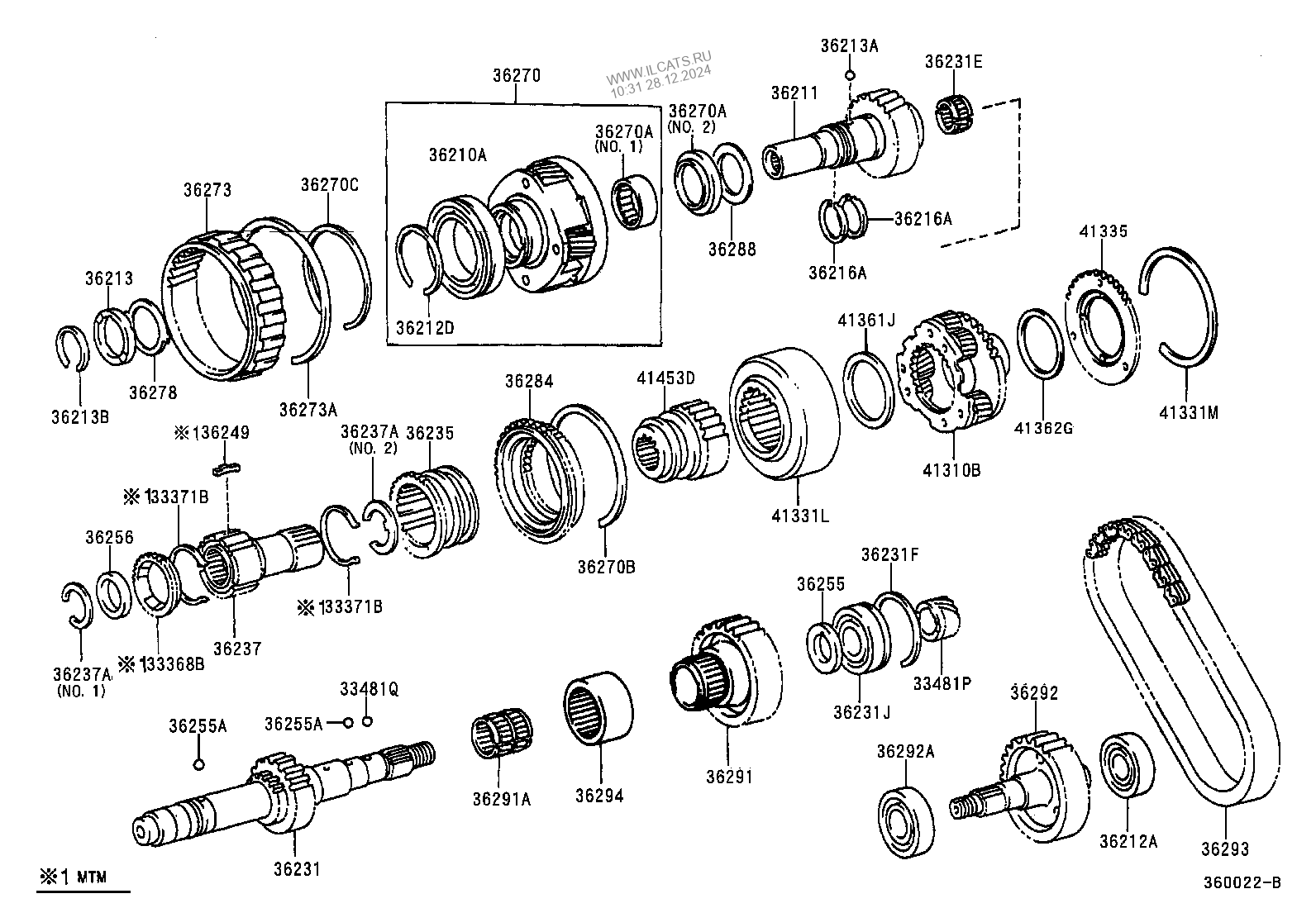 РАЗДАТОЧНАЯ КОРОБКА TOYOTA LAND CRUISER 90&(781540)