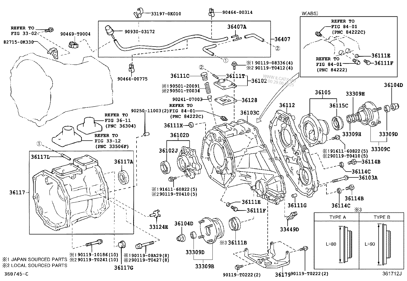 Transfer Case Extension Housing Toyota Hilux Nbsp