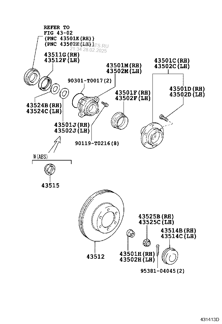 Front Axle Hub Toyota Hilux Nbsp 672570