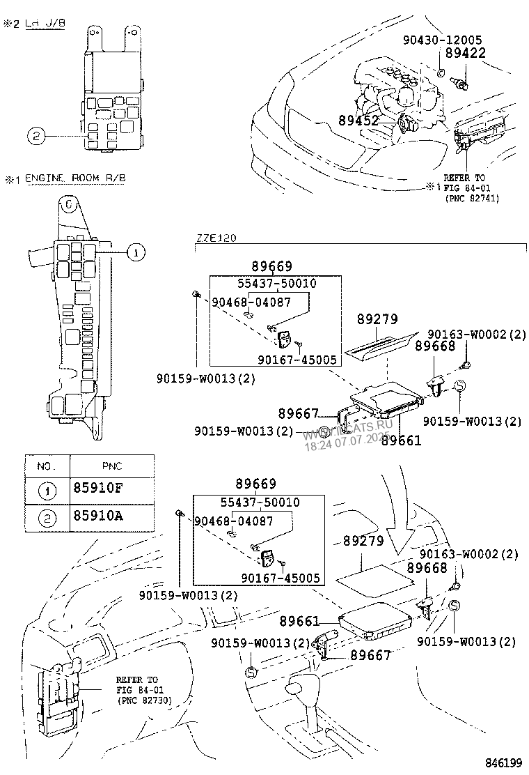 electronic-fuel-injection-system-toyota-corolla-hb-ukp-153550