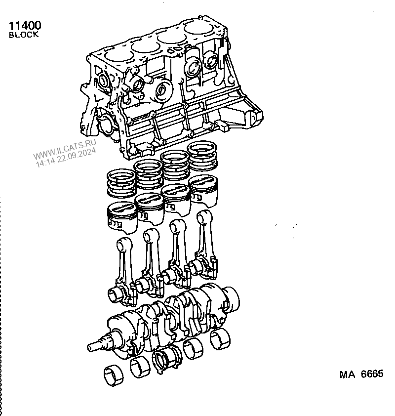 11400. 4agelc 1600cc DOHC EFI.