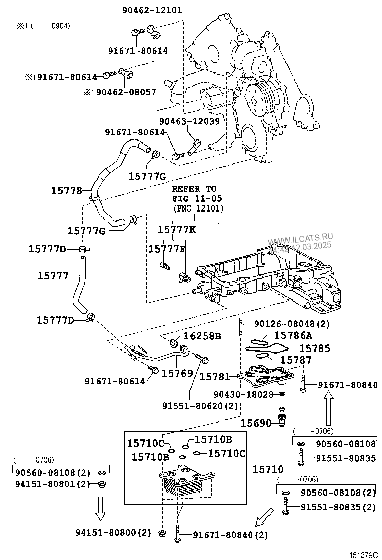 Engine Oil Cooler Toyota Land Cruiser Nbsp 781370