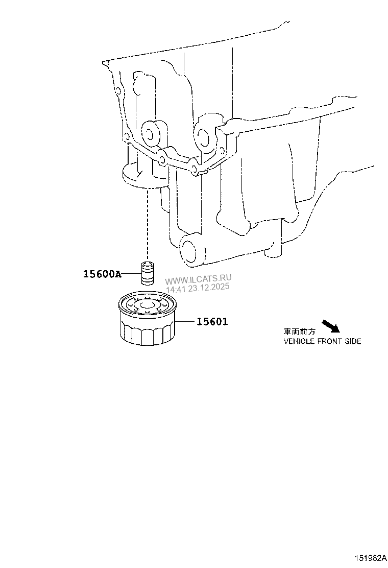 OIL FILTER TOYOTA ETIOS&(137310)