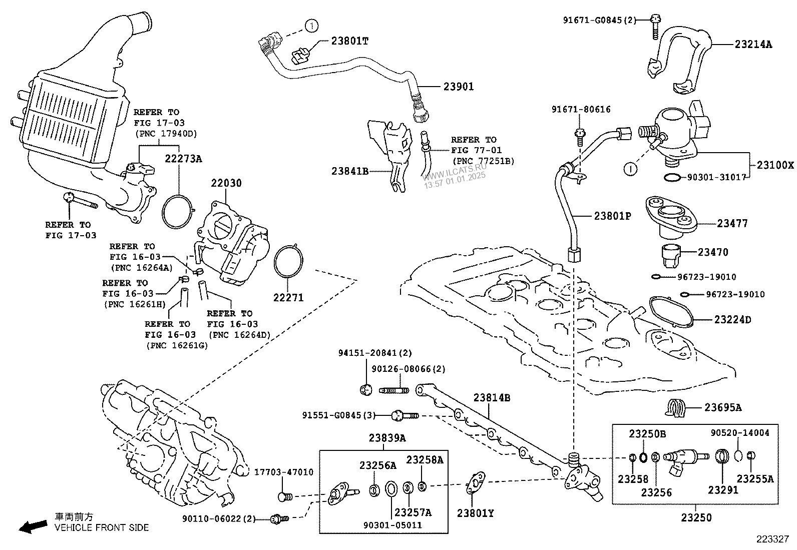 FUEL INJECTION SYSTEM TOYOTA C-HR (JPP)&(529310)