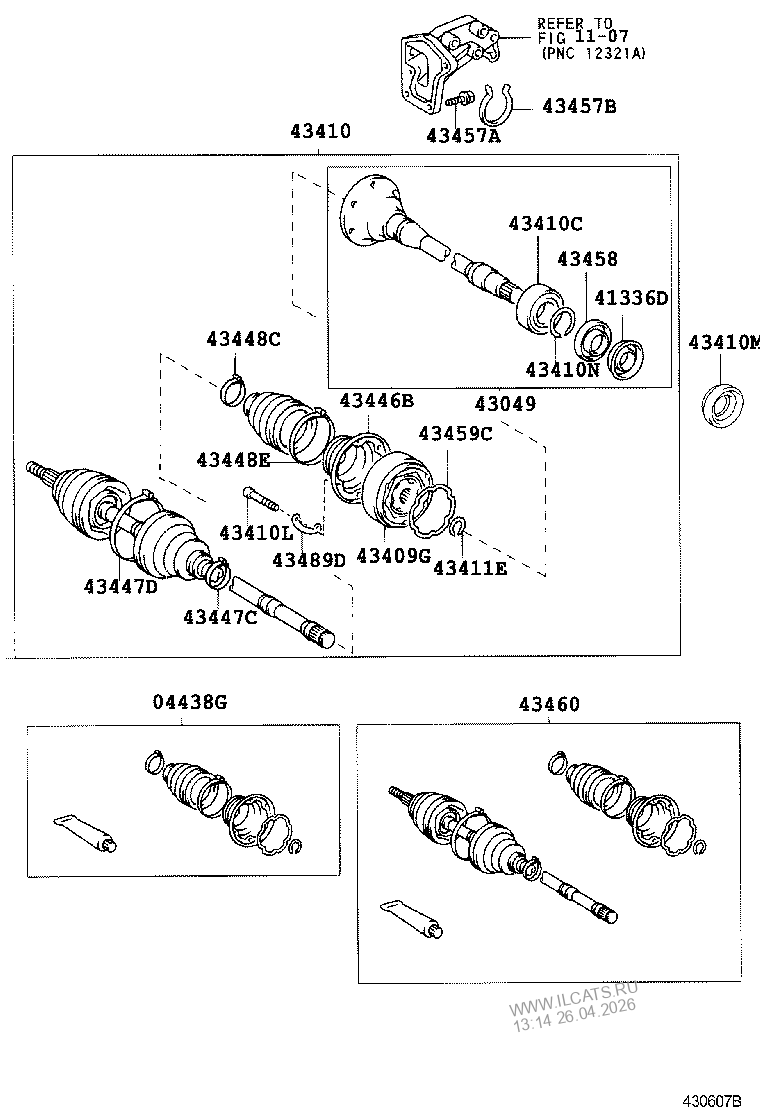FRONT DRIVE SHAFT TOYOTA PREVIA/TARAGO&(652250)