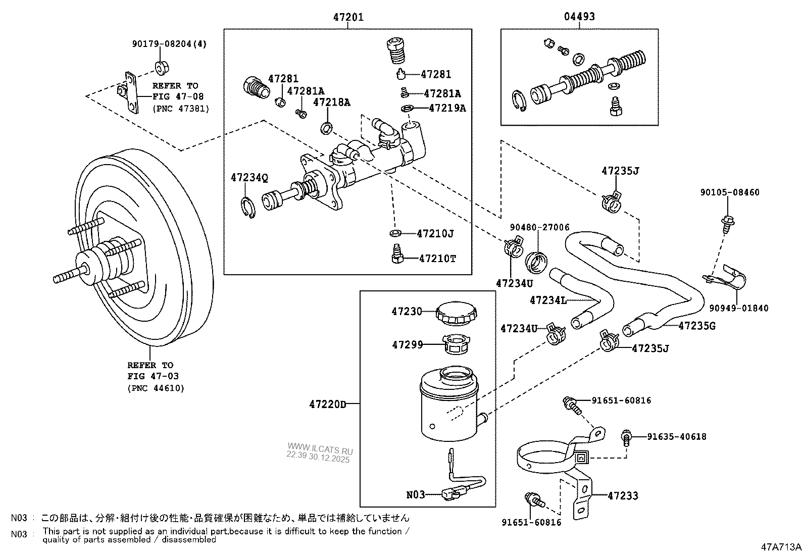 BRAKE MASTER CYLINDER TOYOTA COASTER&(811240)