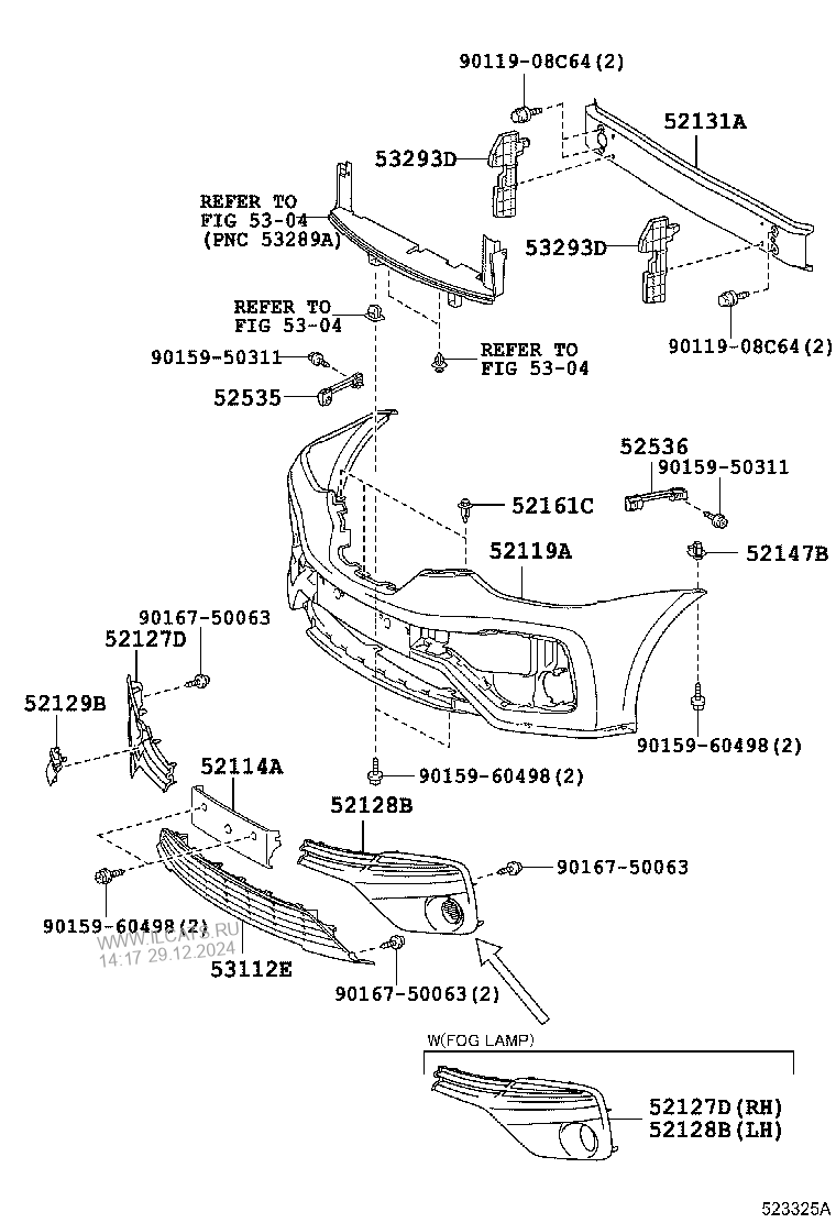 FRONT BUMPER & BUMPER STAY TOYOTA ETIOS&(137310)